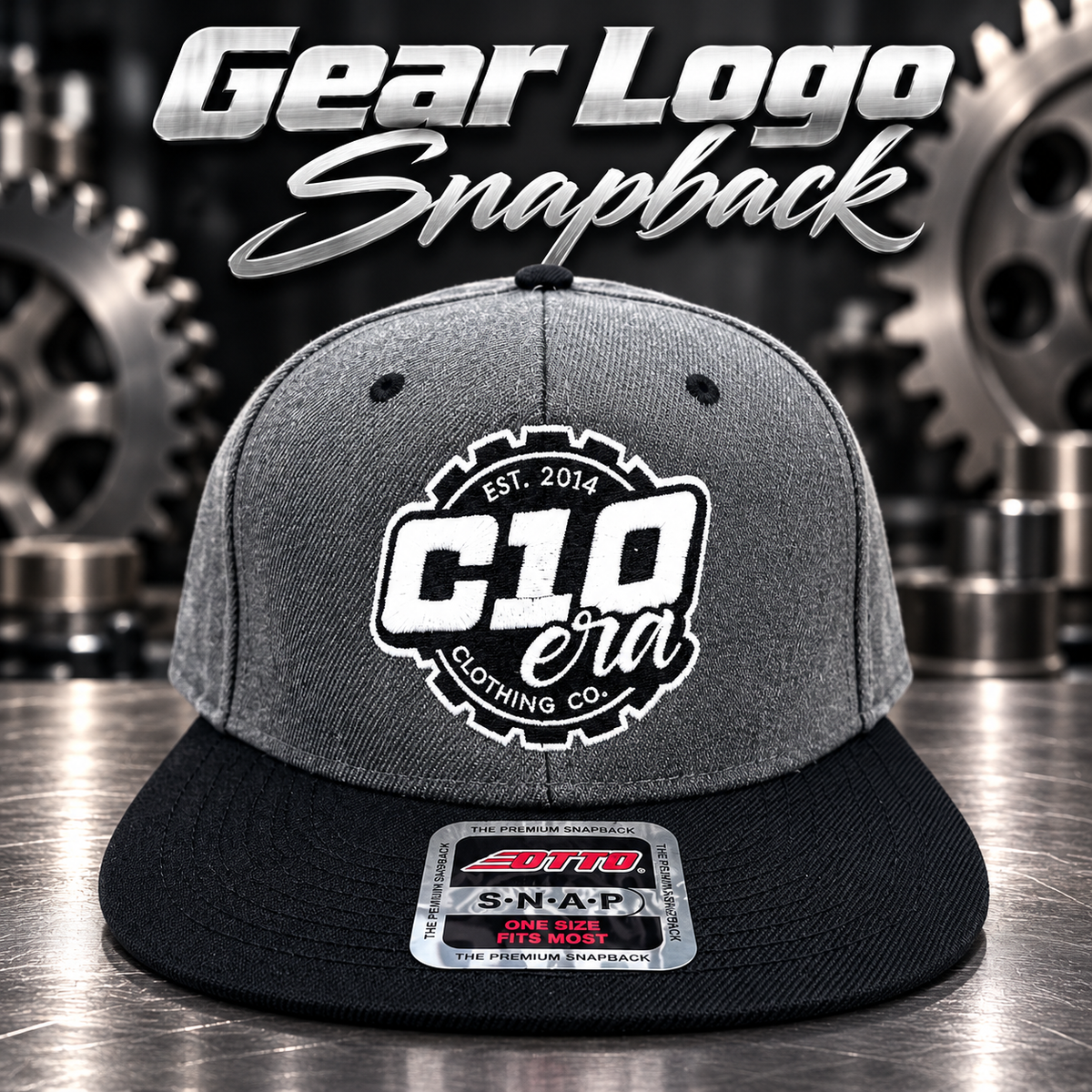 Gear Logo Grey/Black Rim