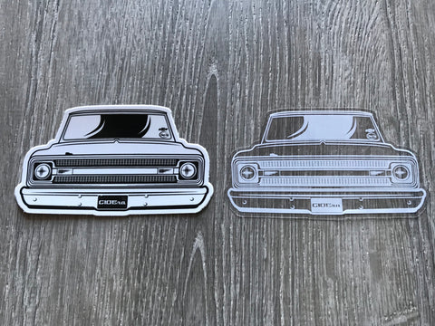 Truck Front 69-70 Sticker