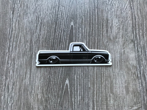 Laid Out 67-72 Sticker