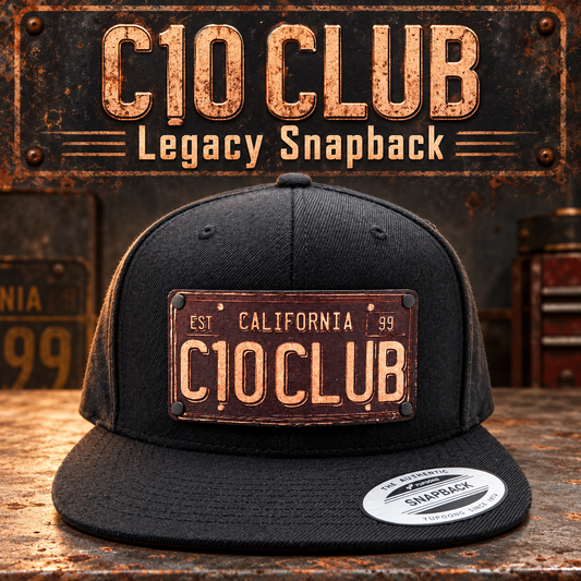 C10 Club Legacy Leather Patch Snapback
