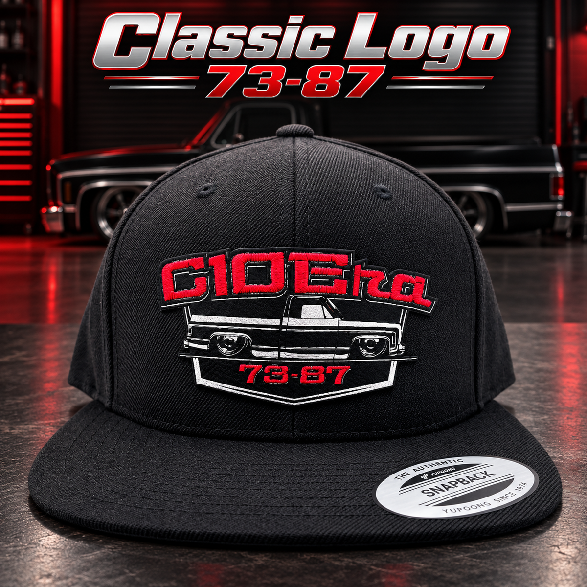 Classic Logo 73-87 Black