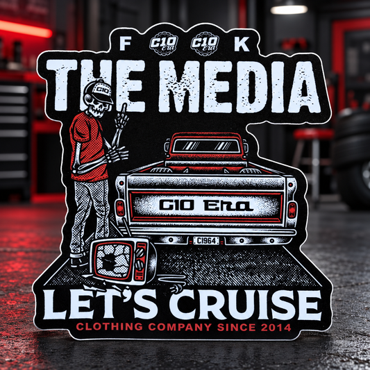 F-The Media Let’s Cruise Sticker