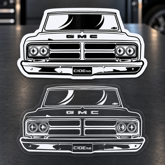Truck Front 67-68 GMC Sticker